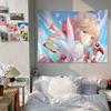 Аниме Cardcaptor Sakura Девочка Красочный Гобелен Настенный Бохо Гобелены Настенные Полотна Мандала