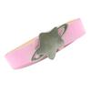 Fashionable Star Buckle Belt for Lady Girls and Women Classic Solid Color Waist Ornament Adjustable PU Leather Sash