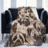 Cute Pug Dog Blanket Animal Bedding Flannel Throw Blanket Soft Cozy Plush Blanket for Couch Bed Sofa Travelling Camping,gifts#