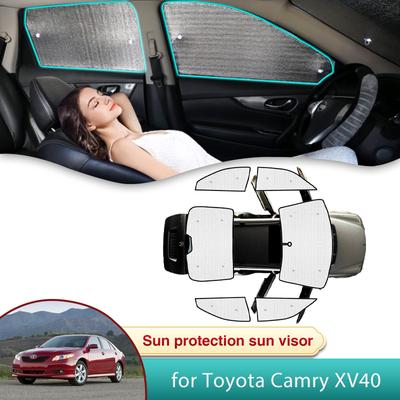 Автомобильная солнцезащитная шторка для Toyota Camry XV40 Daihatsu Altis Aurion MK6 2007 2008 2009 2010 2011 Солнцезащитный козырек на лобовое стекло боковые окна