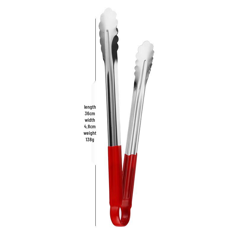 Stainless Steel Kitchen Tongs with Silicone Handle