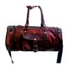 Сумка Кожаная Дорожная Даффл Мужская Багаж Спортзал Винтаж Натуральная Выходные Новая
