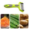 Лезвия из нержавеющей стали 3-в-1 Овощечистка для фруктов с функцией жульена Нескользящая ручка Фрукты Овощи Картофель Морковь Огурцы Овощечистка Кухонный гаджет