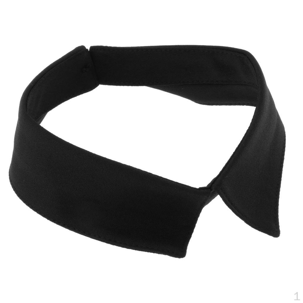 Detachable False Faux S Lapel Blouse Dickey