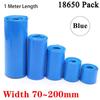1Meter/Pack 18650 Battery Pack Shrinkable Film Li-ion Wrap Tape Sleeves Durable Heat Shrink Tube
