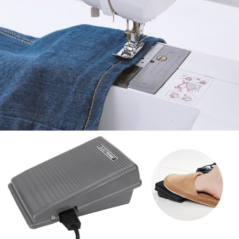 Foot Control Pedal Controller Switch &Amp; Power Cable For Brother Sewing Machine