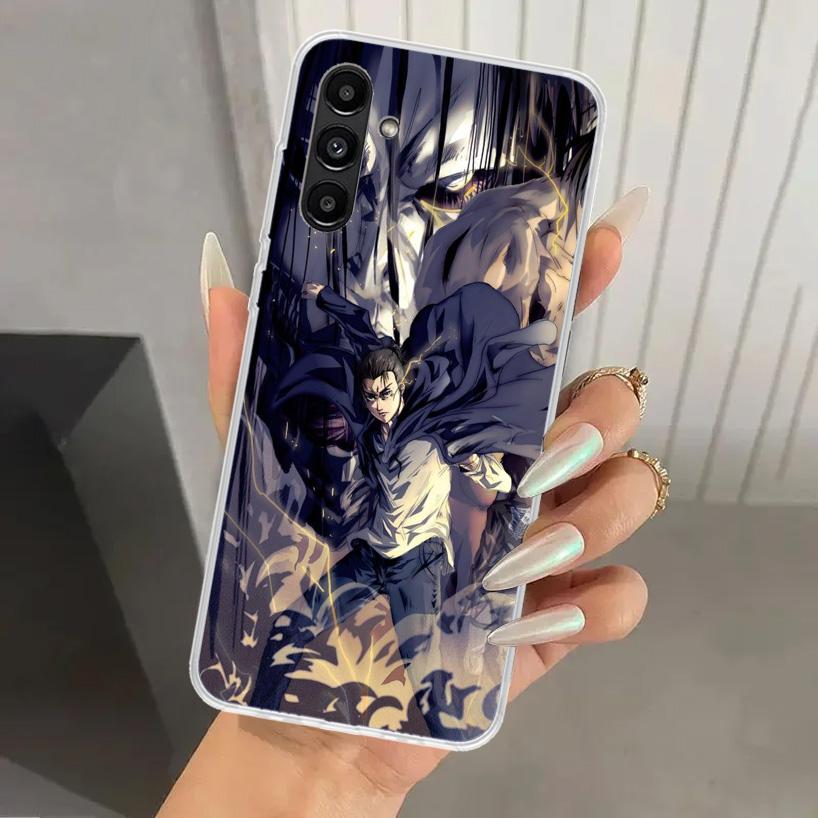 Чехол для телефона Attack Anime для Samsung Galaxy A16 A26 A36 A56 A15 A25 A35 A55 A14 A24 A34 A54 A13 A23 A33 A53 A05S A04S A03S A15 A2