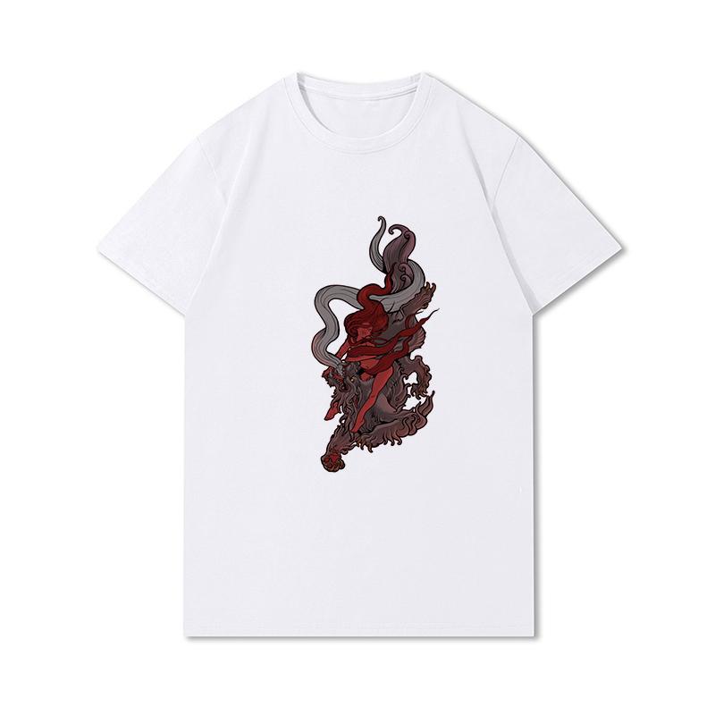 Мужские футболки с аниме в стиле ретро, забавная футболка с рисунком Y2k, мягкая футболка унисекс из 100% хлопка, мужские топы