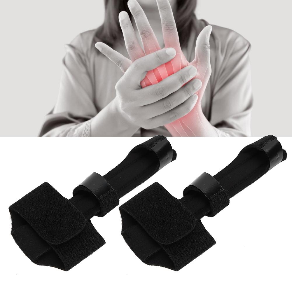 2Pcs Mallet Trigger Finger Splint Support Brace for Finger Sprain Displacement Dislocation