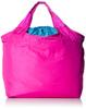 Foldable Eco Pink [Flapper] Bag, Large, Neon, Women's,