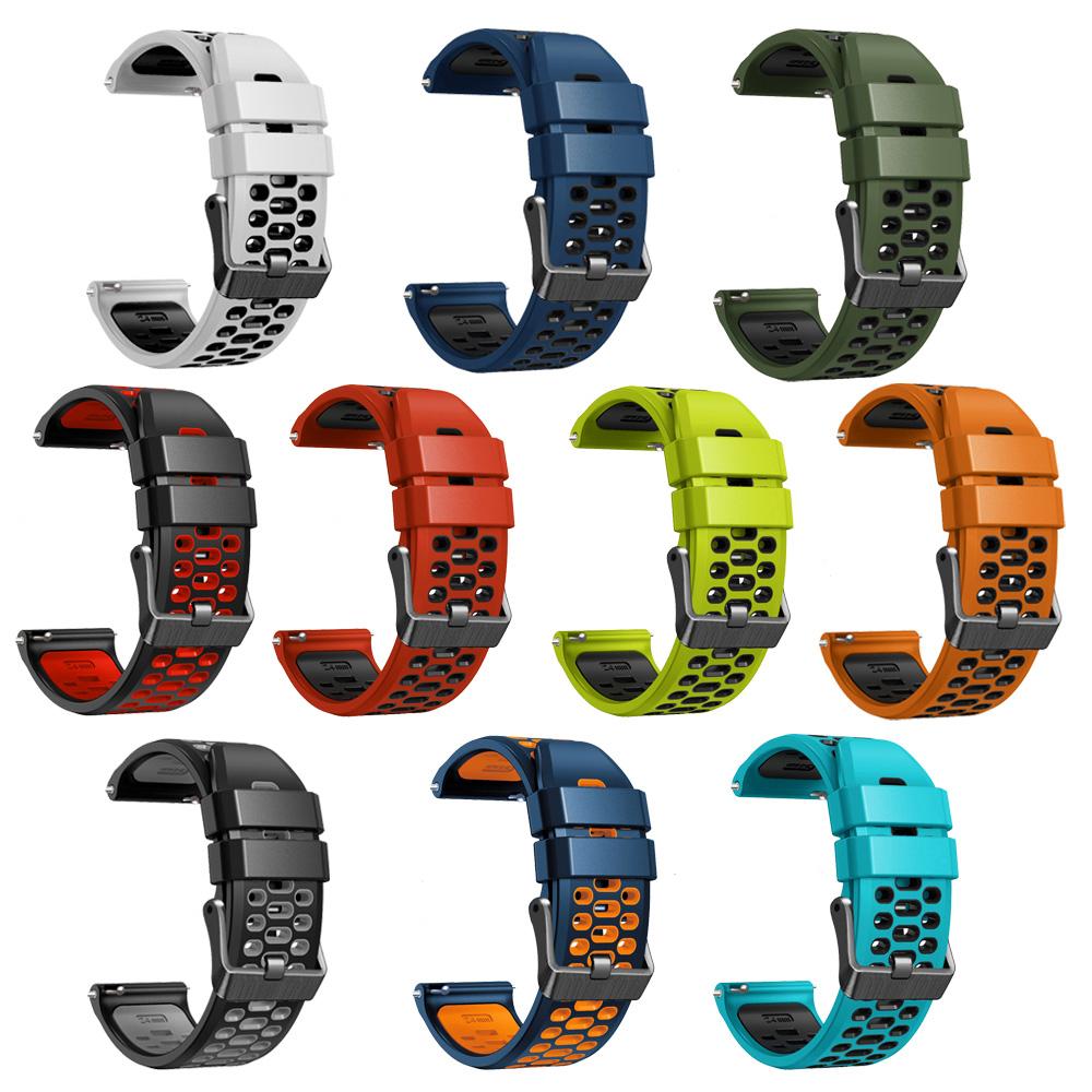 24 мм силиконовый ремешок для TicWatch Pro 5, ремешок-браслет для TicWatch Pro 5, сменные аксессуары для ремешка