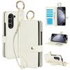 Flip Leather Case Galaxy Z Fold 6/5/4/3 Card Slot Pen Holder Business Protective Cover