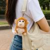 Plush Doll Monkey Plush Toy Soft Fur Monkey Car Pendant Little Monkey Pendant  Bag Pendant