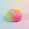 Colorful Gradient Squishy-Bun Toy Soft And Squeezable Stress Relief Entertainment