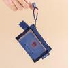 Корейский ретро нейлоновый треугольный кошелек для монет Hanju с большой емкостью для хранения карт