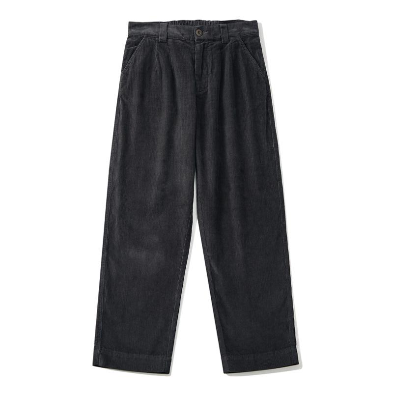 Men's Loose Straight Corduroy Wide-Leg Pants - Trendy Japanese Retro Cotton Workwear Trousers