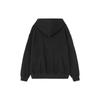 Letter Print Hooded Long Sleeve Pullover Sweatshirt Men sweatshirt Black LE2204HD02BK