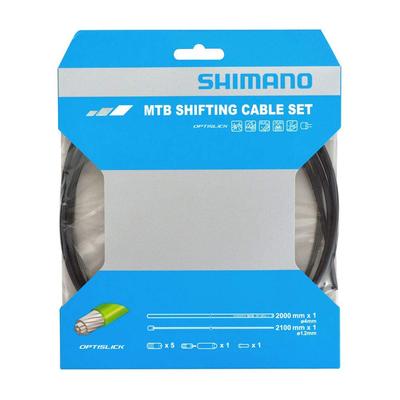 SHIMANO Запчасти для ремонта Комплект троса переключения передач Optislick MTB Черный внутренний трос переключения передач Y60198092 1
