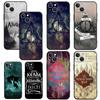 TPU Soft Luxury Case for iPhone 11 13 Pro Max 14 Plus XS X SE 6s 12 Mini XR 8 7 6 11pro Cool P-Potters Wand H-Harries Ring Cover