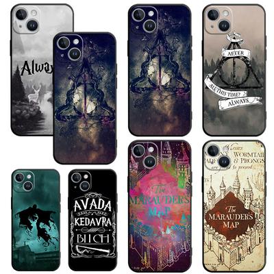 Мягкий роскошный чехол из ТПУ для iPhone 11 13 Pro Max 14 Plus XS X SE 6s 12 Mini XR 8 7 6 11pro Cool P-Potters Wand H-Harries Ring Cover