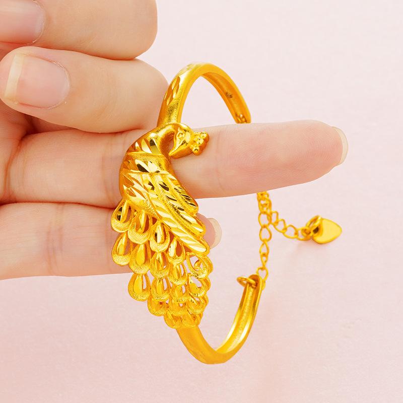 Ladies Peacock Open Bracelet Phoenix Bracelet Jewelry