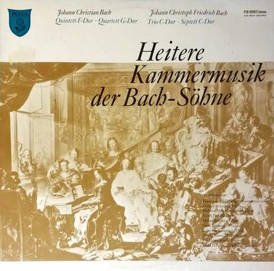 Виниловая пластинка FRANZPETER GOEBELS GUSTAV SCHECK Бах Веселая камерная музыка Баха PSR40002 PELCA Германия Классика Б/у