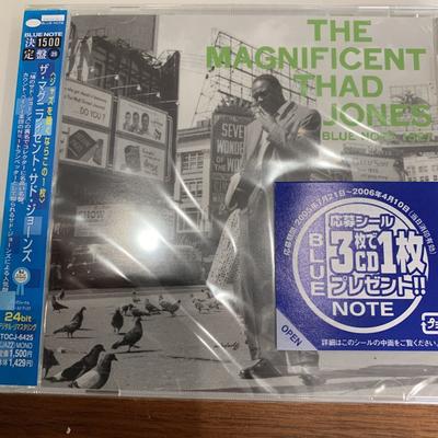 CD THAD JONES, PERCY HEATH, BARRY HARR - The Magnificent Thad Jones TOCJ6425 Blue Note 2004 Япония Джаз Б/у