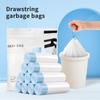 Drawstring Garbage Bags for Kitchen, Hotel, and Household Use - Portable and Thickened for Waste Classification