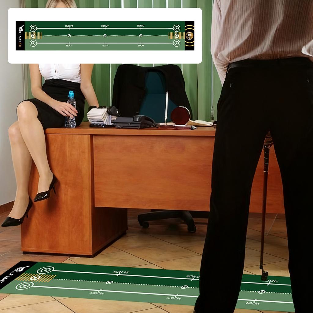 Golf Putting Mat - For Indoor And Outdoor Use - Golf Training Tool