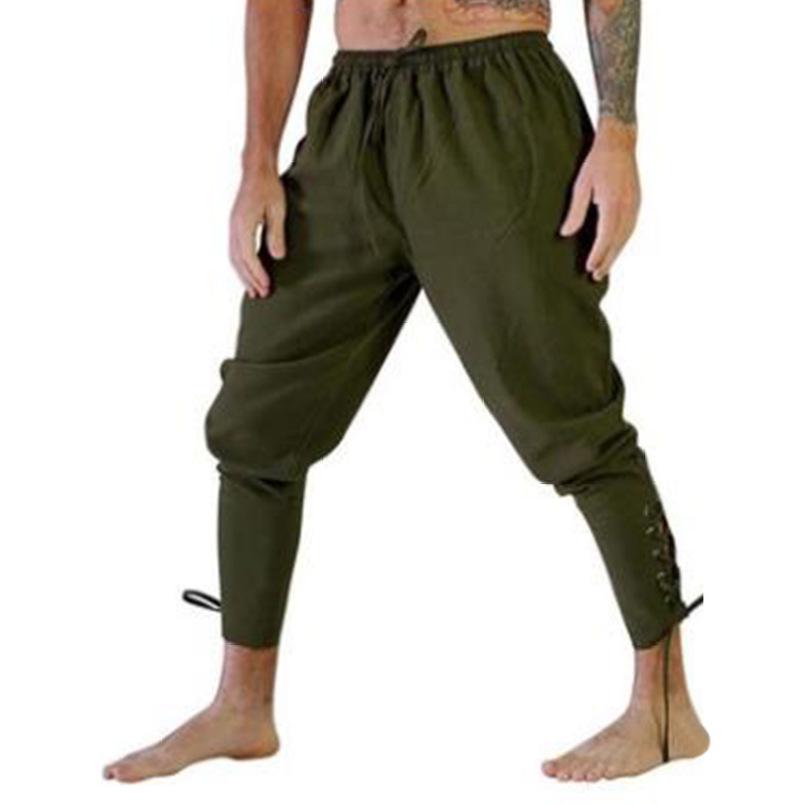 Pirate Pants for Men Viking Cosplay Renaissance Medieval Gothic Pants Pirate Costume Trouser Men