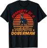 Property of a Spoiled Rotten Doberman Dog Funny Saying T-Shirt