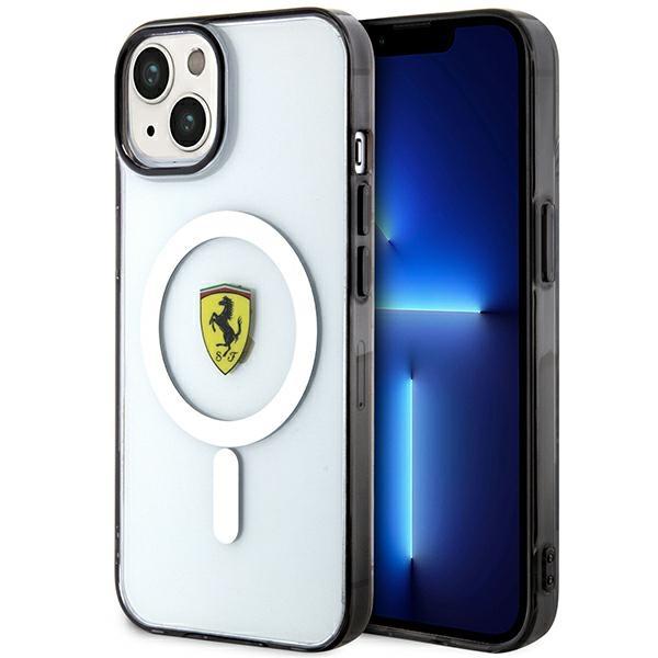 Ferrari FEHMP14MURKT iPhone 14 Plus / 15 Plus 6.7" clear/transparent hardcase Outline Magsafe