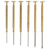 6pcs Slot Watch Screwdrivers Set Copper Watch Glasses Computer Repairing Screwdrivers