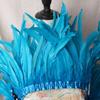 2m Rooster Tail Feather Trim: Costume & Accessory Decoration