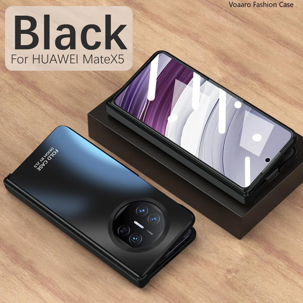 Роскошный чехол со стеклянной пленкой на переднем экране для Huawei Mate X5, чехол для Huawei Mate X5, шарнирный чехол, противоударный защитный чехол