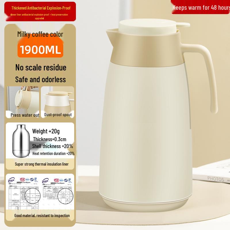2026 Large Capacity Insulated Water Bottle and Warm Pot