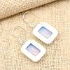 Milky Opal Gemstone Handmade 925 Sterling Silver Jewelry Lovely Earrings For Women