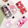 JZ20 My Melody Прозрачный чехол для Samsung A04 A14 A23 M33 M53 Realme 10 9 C35 C55 VIVO Y02 X80 Infinix Hot 30 Note 11 Tecno Spark 8P Pro