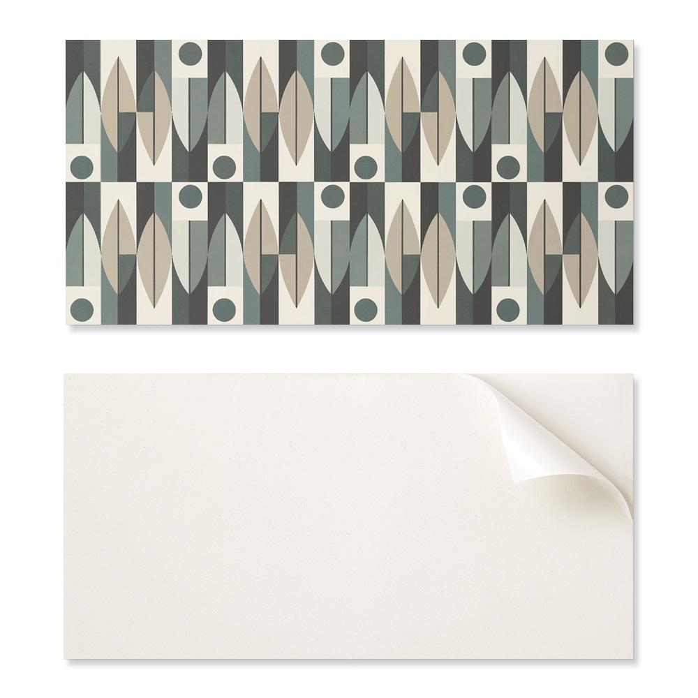 Dekor Ścienny Panel Pcv Ze Wzorem Do Pokoju 120X60 Cm Abstrakcyjny Wzór Geometryczny