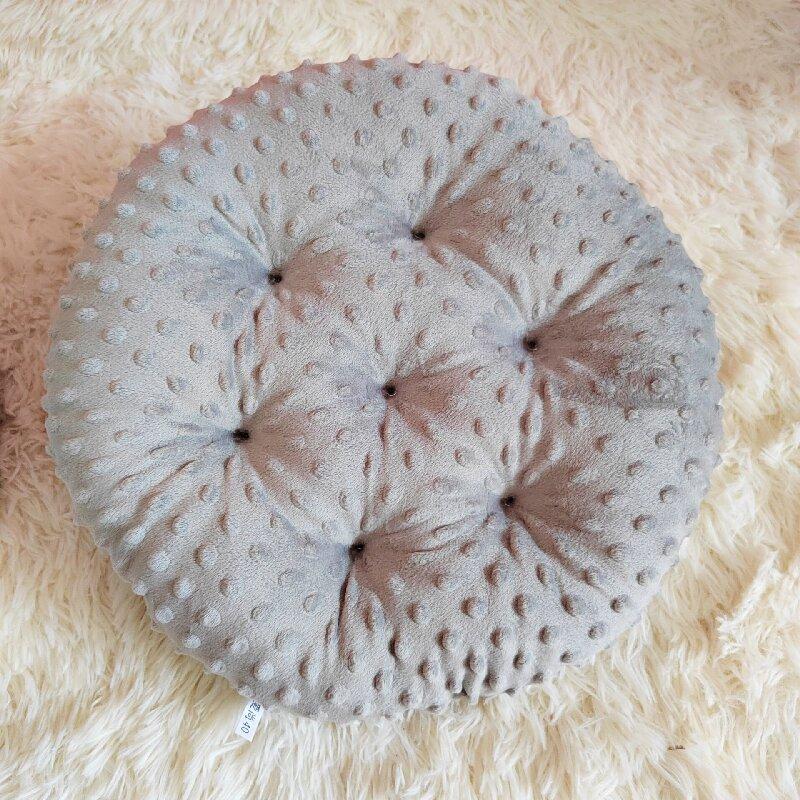 Thicken Dining Chair Cushion Office Chair Pad 45cm/50cm Round Cushion Soft Futon Bedroom Bay Window Tatami Stool