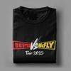Busted Ретро Музыка Концертный Тур McFly 2025 Мужские Футболки Поп-рок Новинка Футболки Круглый Вырез Хлопок Новое Поступление Одежда