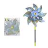 10X Bird Repellent Reflective Windmill Anti Bird Wind Spinner for Garden Orchard