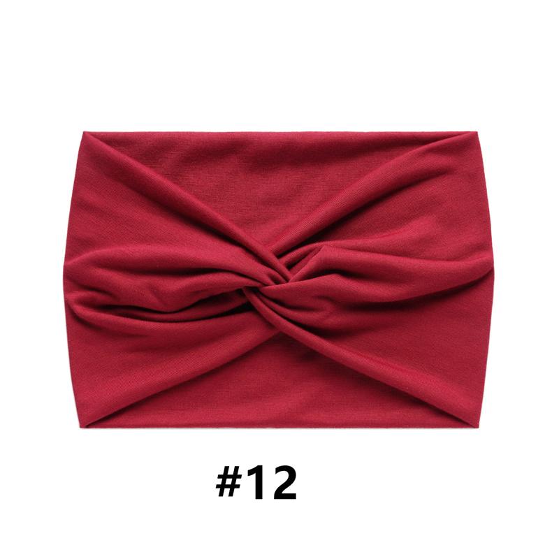 Широкие повязки на голову для женщин Очень большая повязка на голову в виде тюрбана Повязка на голову в стиле бохо Повязка на голову с витым узлом Спортивные эластичные нескользящие повязки на голову для тренировок Аксессуары для больших волос