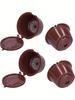 1/3/5/10pcs Reusable Coffee Capsules Filter Cup Dispenser for Nescafe Dolce Gusto Refillable Coffee Capsules Pod Compatible Kit