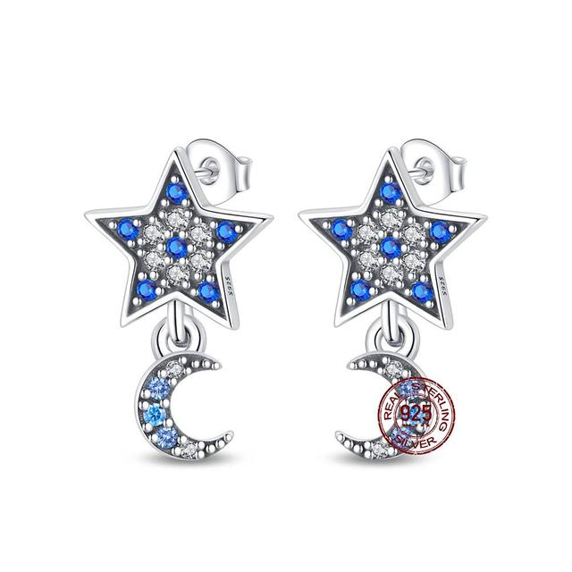 100% настоящие серьги из серебра 925 пробы, снежинка, циркон, в форме сердца, золото, розовое золото, циркон, ювелирные изделия, сверкающий кулон-обруч