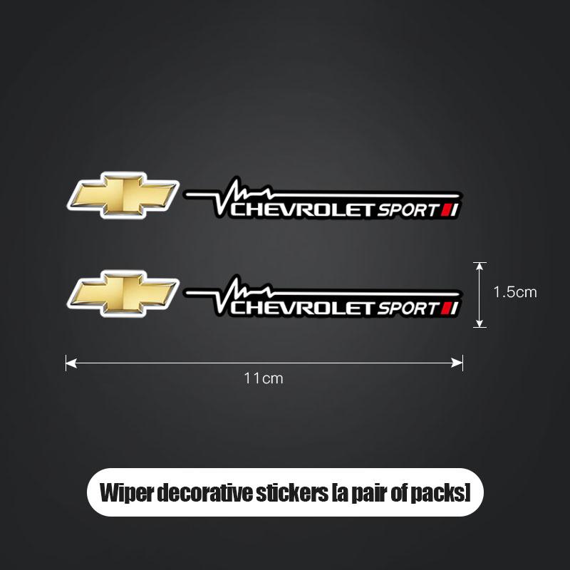 Наклейки на дворники автомобиля, эмблемы, декали, аксессуары для Chevrolet Cruze Aveo Camaro Colorado Captiva Lacetti Cobalt Silverado SS