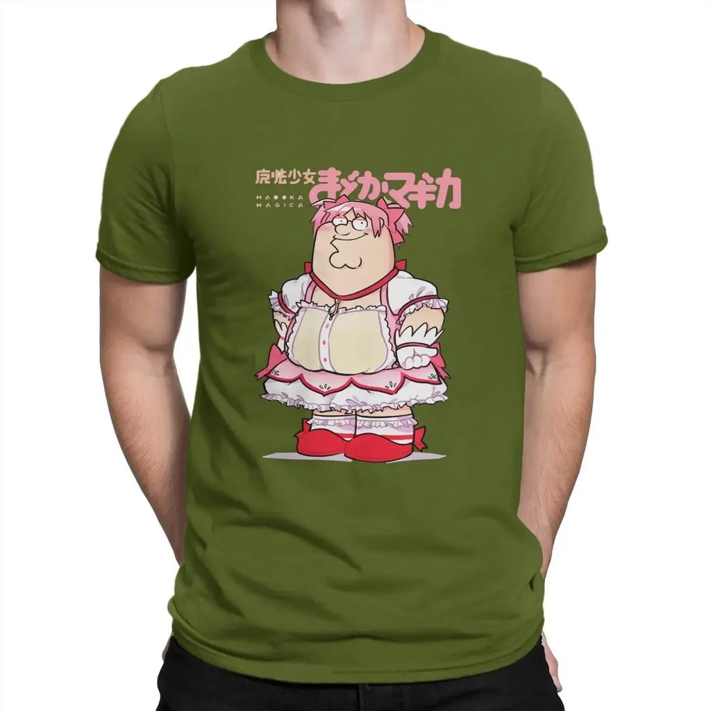 Funny Magical Classic TShirt Puella Magi Madoka Magica Anime Tops 100% Cotton T Shirt Humor High Quality Birthday Gifts 2024