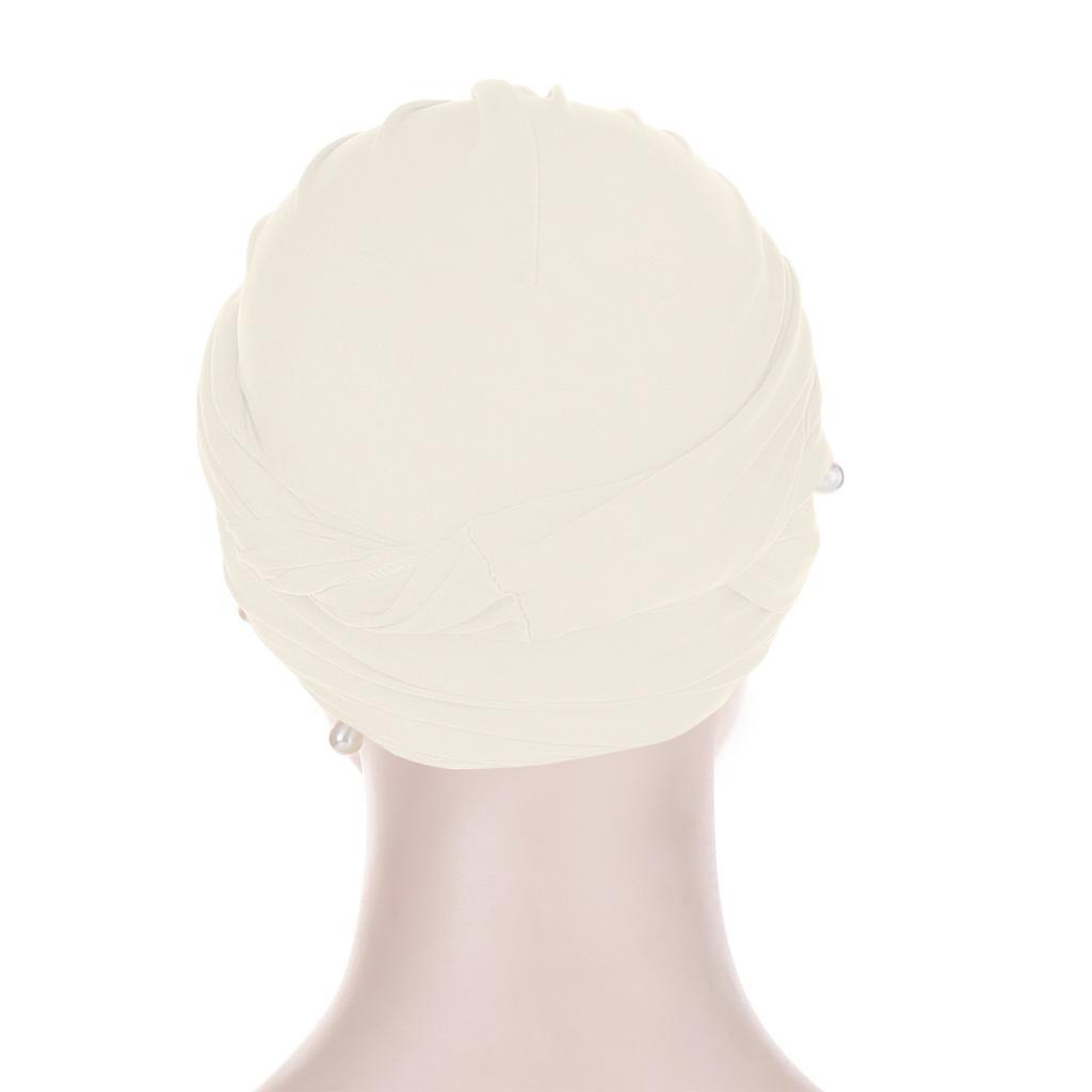 (проектор)Женская мусульманская стрейч-тюрбан, шапка для химиотерапии, головной платок для выпадения волос