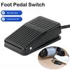 Black Foot Pedal Switch Nonslip Momentary Pedal Electrical Equipment Foot Switch  Industrial