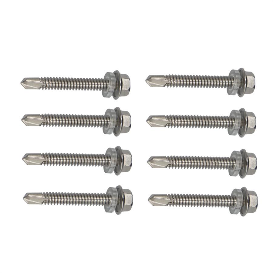 4Pcs Solar Panel Mounting Aluminum Bracket Mounts For RV Trailer Boat Roof Wall